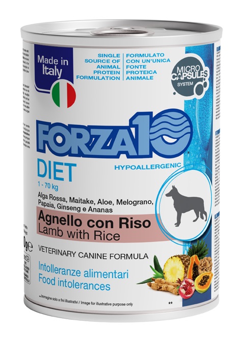 FORZA 10 DIET AGNELLO-RISO UMIDO CANE - Farmacia Dott. Pasquale Russo