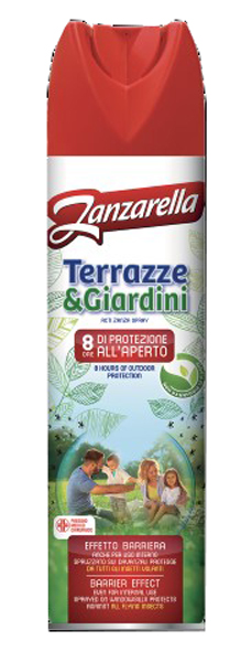 ZANZARELLA AMBIENTE SPRAY TERRAZZE&GIARDINI 400 ML - Farmacia Dott. Pasquale Russo