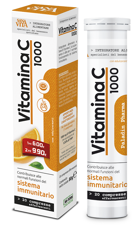 SANAVITA VITAMINA C 20 COMPRESSE EFFERVESCENTI - Farmacia Dott. Pasquale Russo