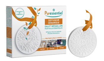 PURESSENTIEL DIFFUSORE IN CERAMICA MEDAGLIONE - Farmacia Dott. Pasquale Russo