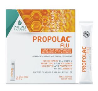 PROPOL AC FLU EFFERVESCENTE 10 BUSTINE - Farmacia Dott. Pasquale Russo