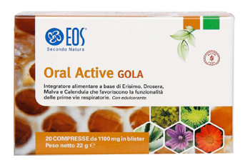 EOS ORAL ACTIVE GOLA 20 COMPRESSE - Farmacia Dott. Pasquale Russo