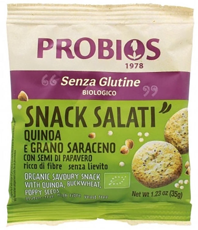 ALTRICEREALI SNACK QUINOA E GRANO SARACENO CON SEMI DI PAPAVERO 35 G - Farmacia Dott. Pasquale Russo