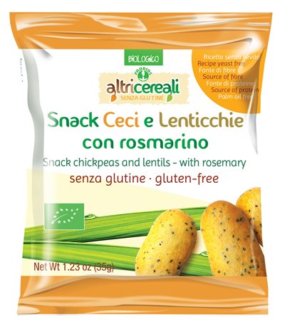 ALTRICEREALI SNACK CECI E LENTICCHIE CON ROSMARINO 35 G - Farmacia Dott. Pasquale Russo