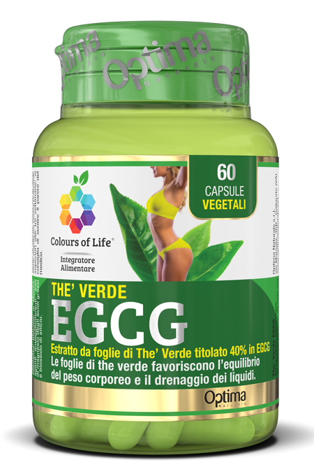COLOURS OF LIFE THE VERDE EGCG 60 CAPSULE VEGETALI - Farmacia Dott. Pasquale Russo