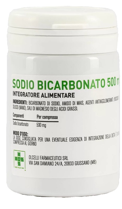 SODIO BICARBONATO 500 MG 100 COMPRESSE - Farmacia Dott. Pasquale Russo