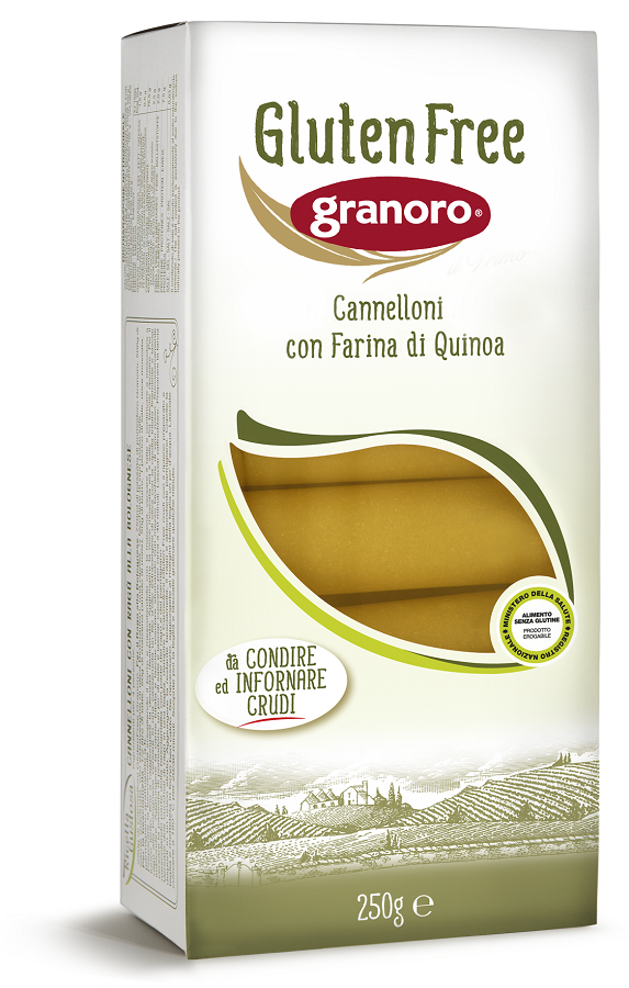 GLUTEN FREE GRANORO CANNELLONI CON QUINOA 250 G - Farmacia Dott. Pasquale Russo