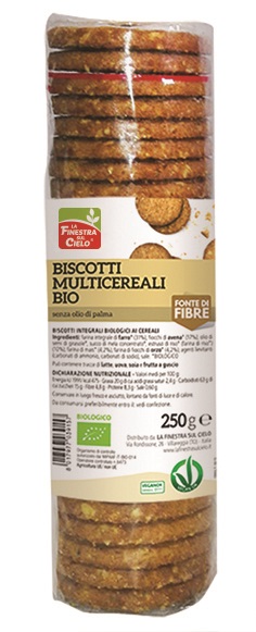 BISCOTTI MULTICEREALI 250 G - Farmacia Dott. Pasquale Russo
