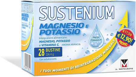 SUSTENIUM MAGNESIO POTASSIO 28 BUSTINE PROMO - Farmacia Dott. Pasquale Russo
