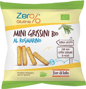 MINI GRISSINI AL ROSMARINO BIO MONOPORZIONE 30 G - Farmacia Dott. Pasquale Russo
