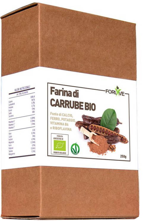FARINA DI CARRUBE BIO 250 G - Farmacia Dott. Pasquale Russo