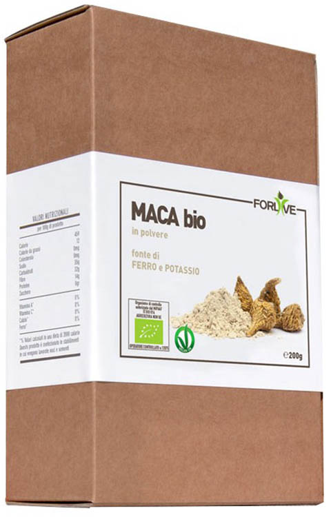 MACA IN POLVERE BIO 200 G - Farmacia Dott. Pasquale Russo