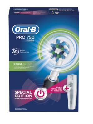 ORALB 750 PRO CROSSACTION SPAZZOLINO ELETTRICO - Farmacia Dott. Pasquale Russo