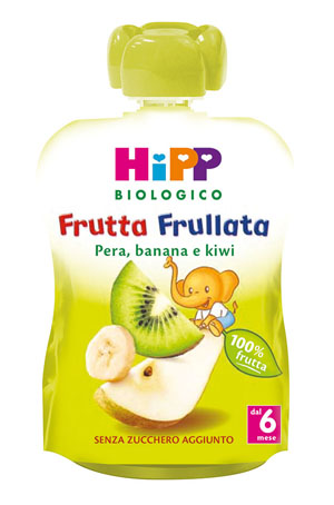 HIPP BIO FRUTTA FRULLATA PERA BANANA KIWI 90 G - Farmacia Dott. Pasquale Russo