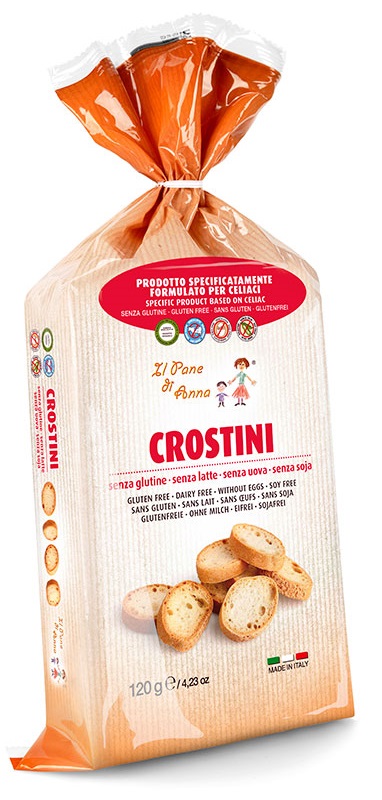 IL PANE DI ANNA CROSTINI SENZA LATTE 120 G - Farmacia Dott. Pasquale Russo
