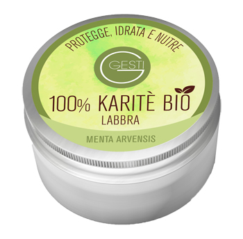 GESTI 100% KARITE' BIO 10 ML MENTA ARVENSIS LABBRA - Farmacia Dott. Pasquale Russo