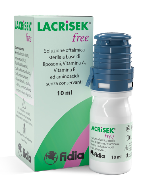 LACRISEK FREE SOLUZIONE OFTALMICA SENZA CONSERVANTI 10 ML - Farmacia Dott. Pasquale Russo
