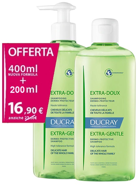 EXTRA DELICATO SHAMPOO DERMOPROTETTIVO 400 ML + 200 ML BIPACK - Farmacia Dott. Pasquale Russo