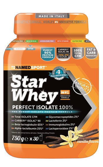 STAR WHEY ISOLATE VANILLA 750 G - Farmacia Dott. Pasquale Russo