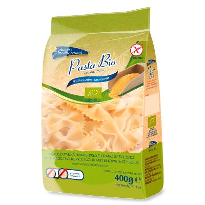 PIACERI MEDITERRANEI FARFALLE BIO 400 G - Farmacia Dott. Pasquale Russo