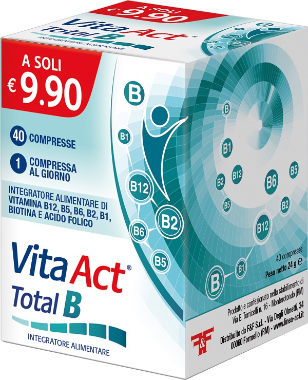 VITA ACT TOTAL B 40 COMPRESSE - Farmacia Dott. Pasquale Russo