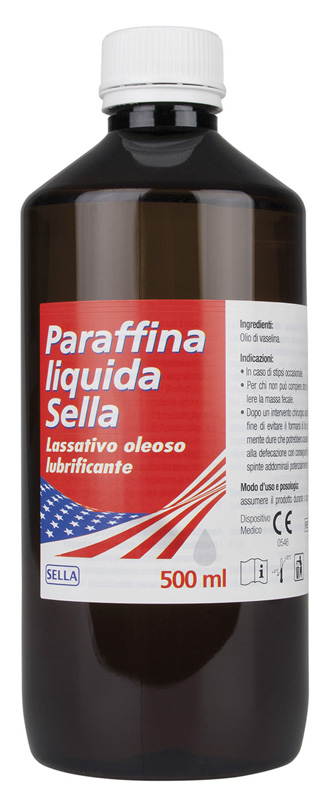 PARAFFINA LIQUIDA MD LASSATIVO 500 ML SELLA - Farmacia Dott. Pasquale Russo