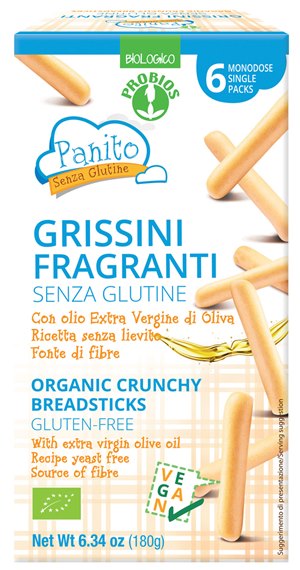 PANITO GRISSINI FRAGRANTI SENZA GLUTINE 180 G - Farmacia Dott. Pasquale Russo