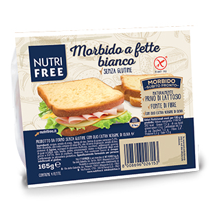 NUTRIFREE MORBIDO A FETTE BIANCO 165 G - Farmacia Dott. Pasquale Russo