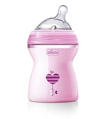 CHICCO BIBERON NATFEEL 2M+ GIRL 250 ML - Farmacia Dott. Pasquale Russo