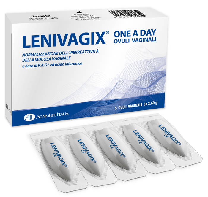 LENIVAGIX ONE A DAY 5 OVULI VAGINALI - Farmacia Dott. Pasquale Russo