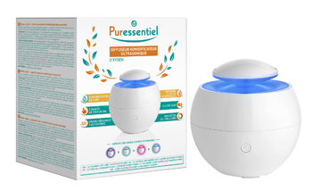 PURESSENTIEL DIFFUSORE UMIDIFICATORE ULTRASONICO O'XYGEN - Farmacia Dott. Pasquale Russo