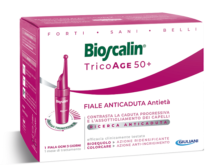 BIOSCALIN TRICOAGE ANTICADUTA ANTIETA' 10 FIALE 3,5 ML - Farmacia Dott. Pasquale Russo