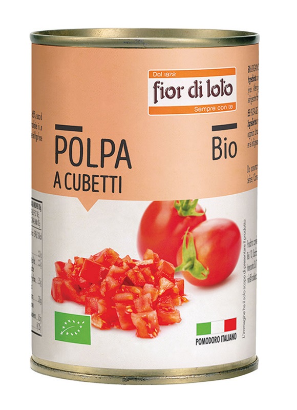 POLPA POMODORO CUBETTI BIO 400 G - Farmacia Dott. Pasquale Russo