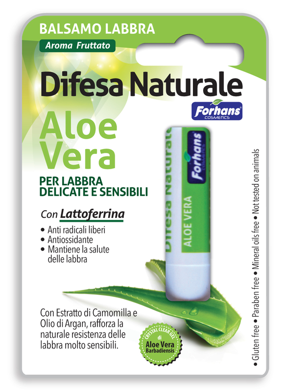 FORHANS BALSAMO LABBRA DIFESA NATURALE ALOE VERA - Farmacia Dott. Pasquale Russo