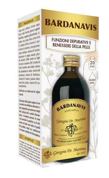 BARDANAVIS LIQUIDO ANALCOLICO 200 ML - Farmacia Dott. Pasquale Russo