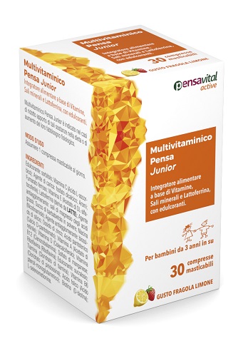 MULTIVITAMINICO PENSA JUNIOR 30 COMPRESSE MASTICABILI - Farmacia Dott. Pasquale Russo