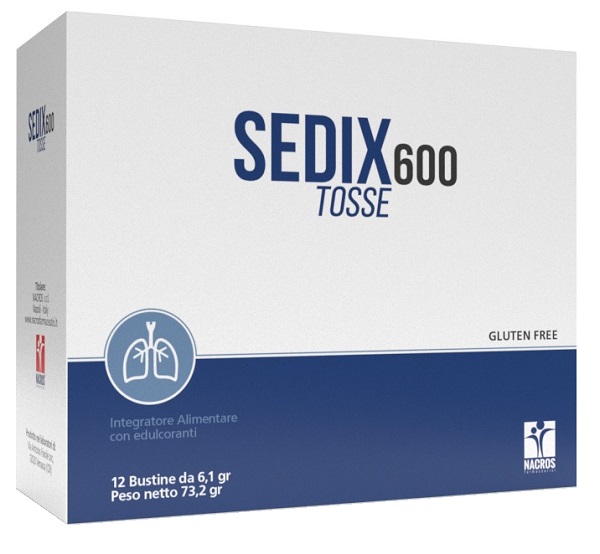 SEDIX 600 TOSSE 12 BUSTINE DA 6,1 G - Farmacia Dott. Pasquale Russo