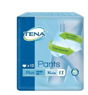 PANNOLONE PULL UP TENA PANTS PLUS TAGLIA EXTRA LARGE 12 PEZZI - Farmacia Dott. Pasquale Russo