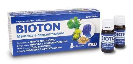 BIOTON ELEUTEROCOCCO MEMORIA CONCENTRAZIONE 14 FLACONCINI - Farmacia Dott. Pasquale Russo