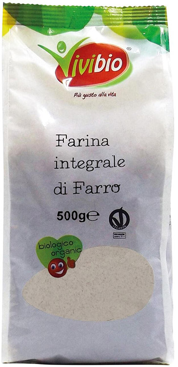 FARINA DI FARRO INTEGRALE VIVIBIO 500 G - Farmacia Dott. Pasquale Russo