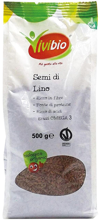 SEMI DI LINO VIVIBIO 500 G - Farmacia Dott. Pasquale Russo
