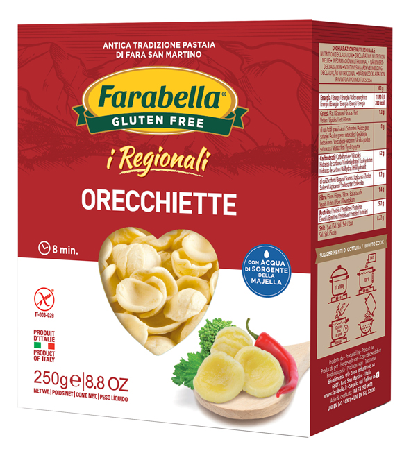 FARABELLA ORECCHIETTE I REGIONALI PASTA FRESCA STABILIZZATA 250 G - Farmacia Dott. Pasquale Russo