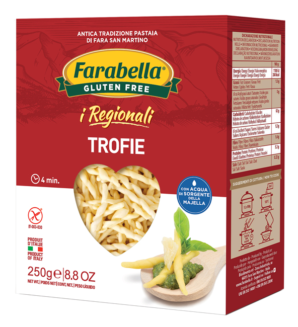 FARABELLA TROFIE I REGIONALI PASTA FRESCA STABILIZZATA 250 G - Farmacia Dott. Pasquale Russo