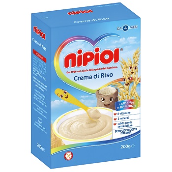 NIPIOL CEREALI CREMA RISO 200 G - Farmacia Dott. Pasquale Russo