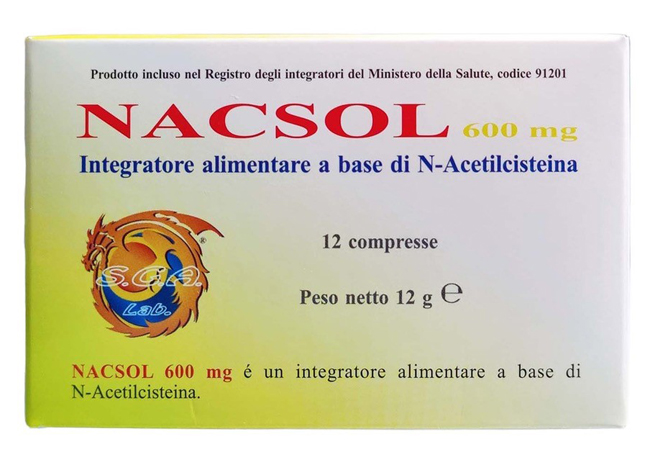 NACSOL 12 COMPRESSE - Farmacia Dott. Pasquale Russo
