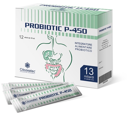 PROBIOTIC P-450 12 STICK MONODOSE 10 ML - Farmacia Dott. Pasquale Russo