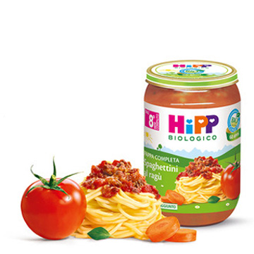 HIPP BIO SPAGHETTINI AL RAGU' 220 G - Farmacia Dott. Pasquale Russo