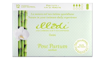 ILLEDI ASSORBENTI LADY NORMAL SENZA ALI POST PARTO TAGLIA MEDIUM 12 PEZZI - Farmacia Dott. Pasquale Russo