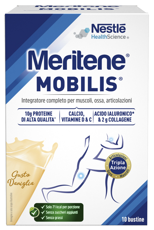MERITENE MOBILIS GUSTO VANIGLIA 10 BUSTINE DA 21 G - Farmacia Dott. Pasquale Russo