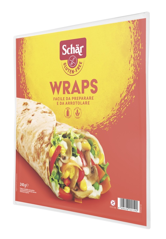 SCHAR WRAPS PIADINA ARROTOLABILE SENZA LATTOSIO 240 G - Farmacia Dott. Pasquale Russo